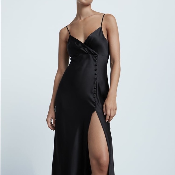 Satin Lingerie Style Dress - Zara - Picture 2 of 4